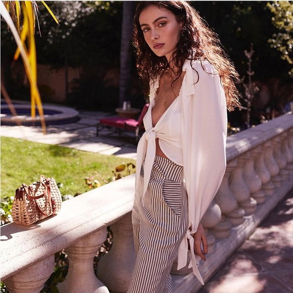 STONE COLD FOX KINI CROP FEMME LPA FOR LOVE LEMONS MAJORELLE LOVERS FRIENDS - Picture 12 of 12